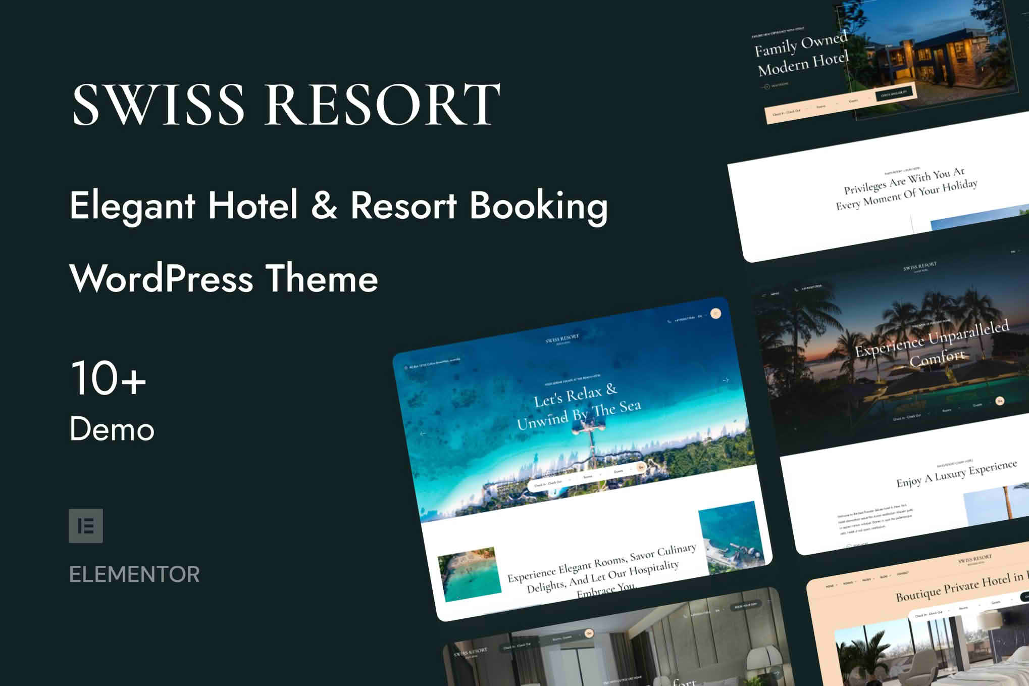 SwissResort - Resort & Hotel Booking WordPress Theme