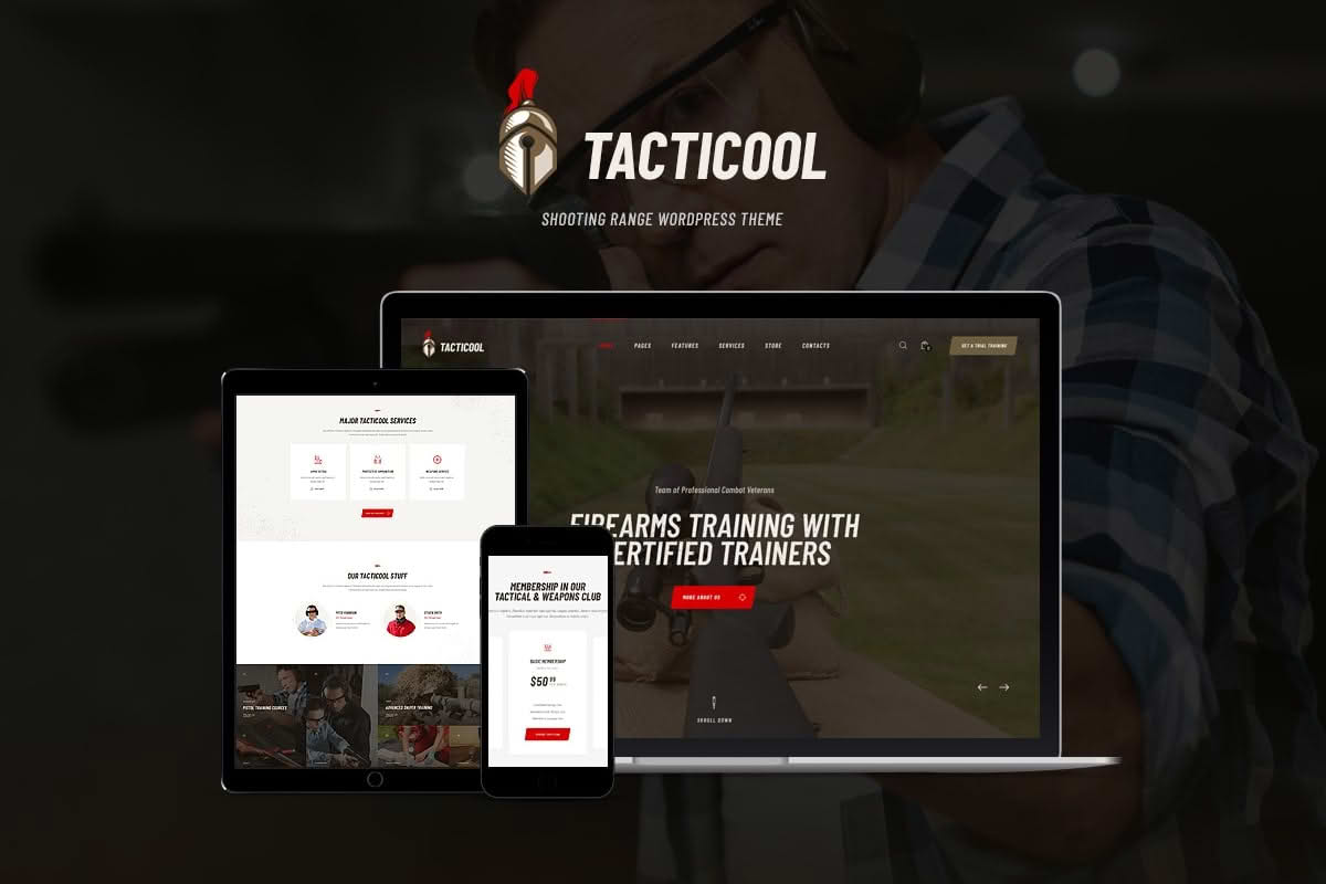 Download Tacticool | Shooting Range & Gun Store WordPress Theme GPL WordPress Plugin
