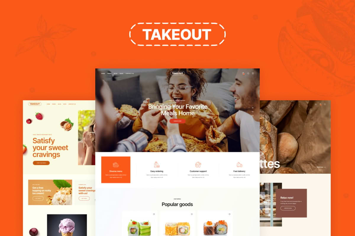 Download Takeout - Cafe & Fast Food WordPress Theme GPL WordPress Plugin