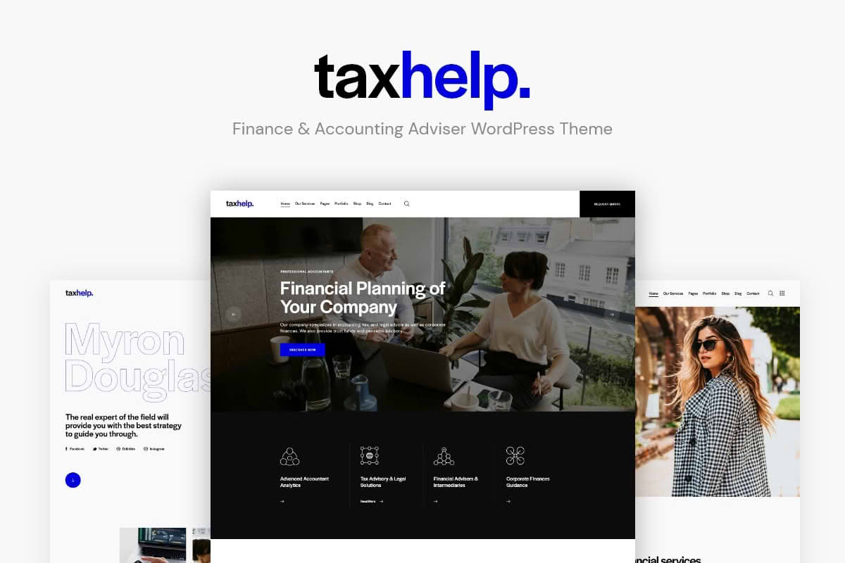 Download Tax Help - Finance & Business Accounting Adviser WordPress Theme GPL WordPress Plugin