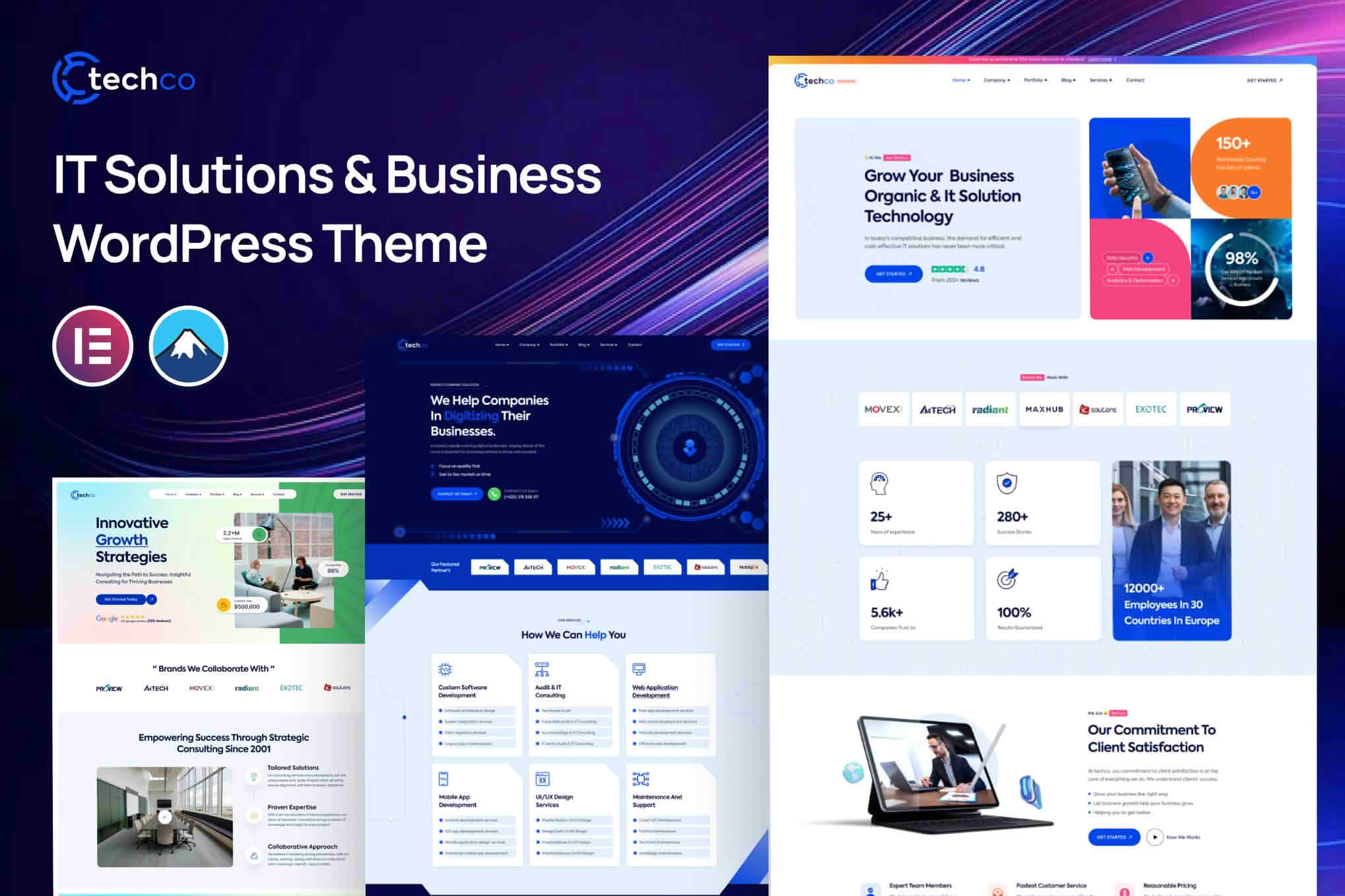 Download Techco - IT Solutions & Business WordPress Theme GPL WordPress Plugin