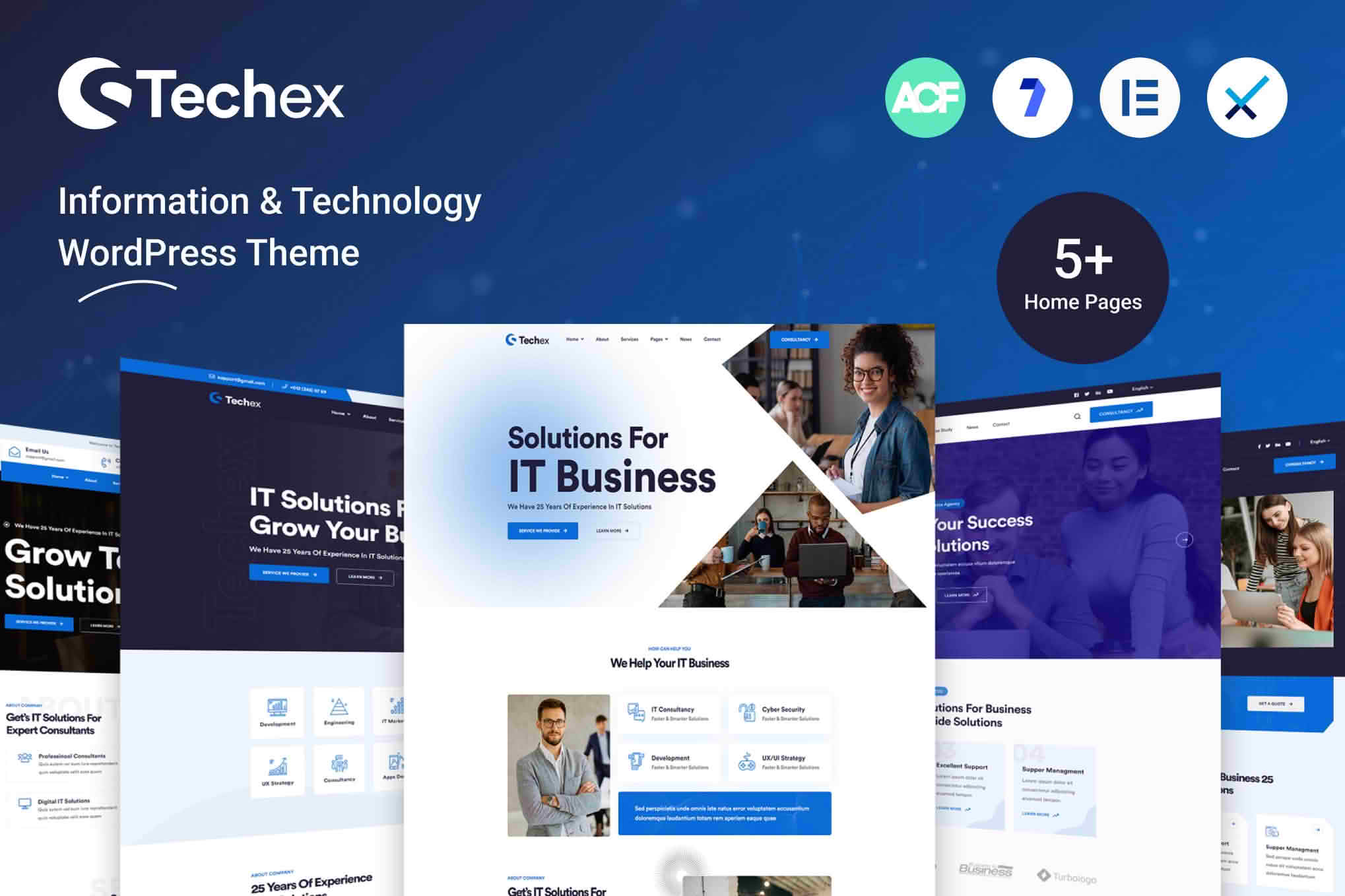 Download Techex - IT Solutions & Technology WordPress Theme GPL WordPress Plugin