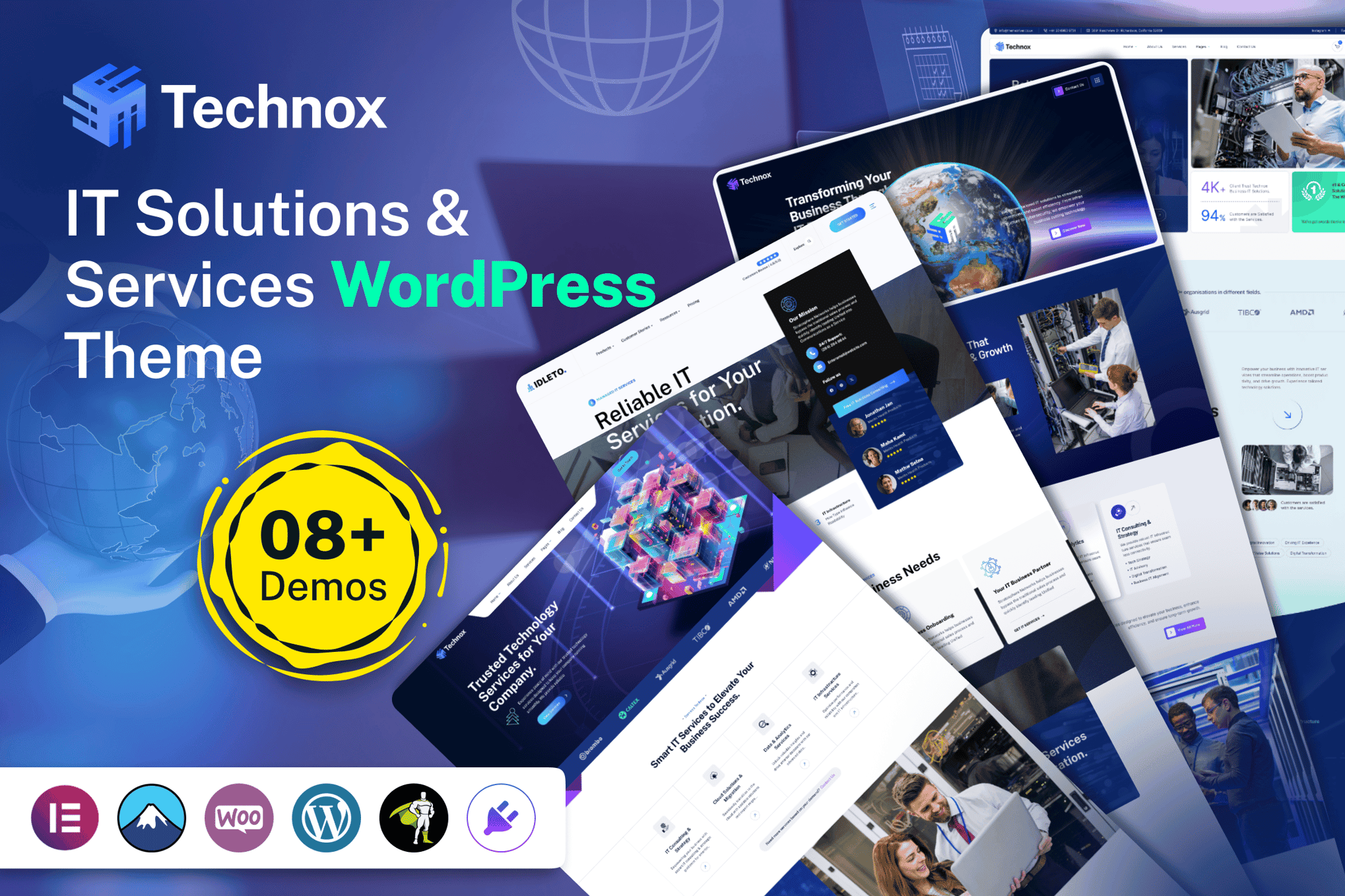 Technox - IT Solutions & Services WordPress Theme