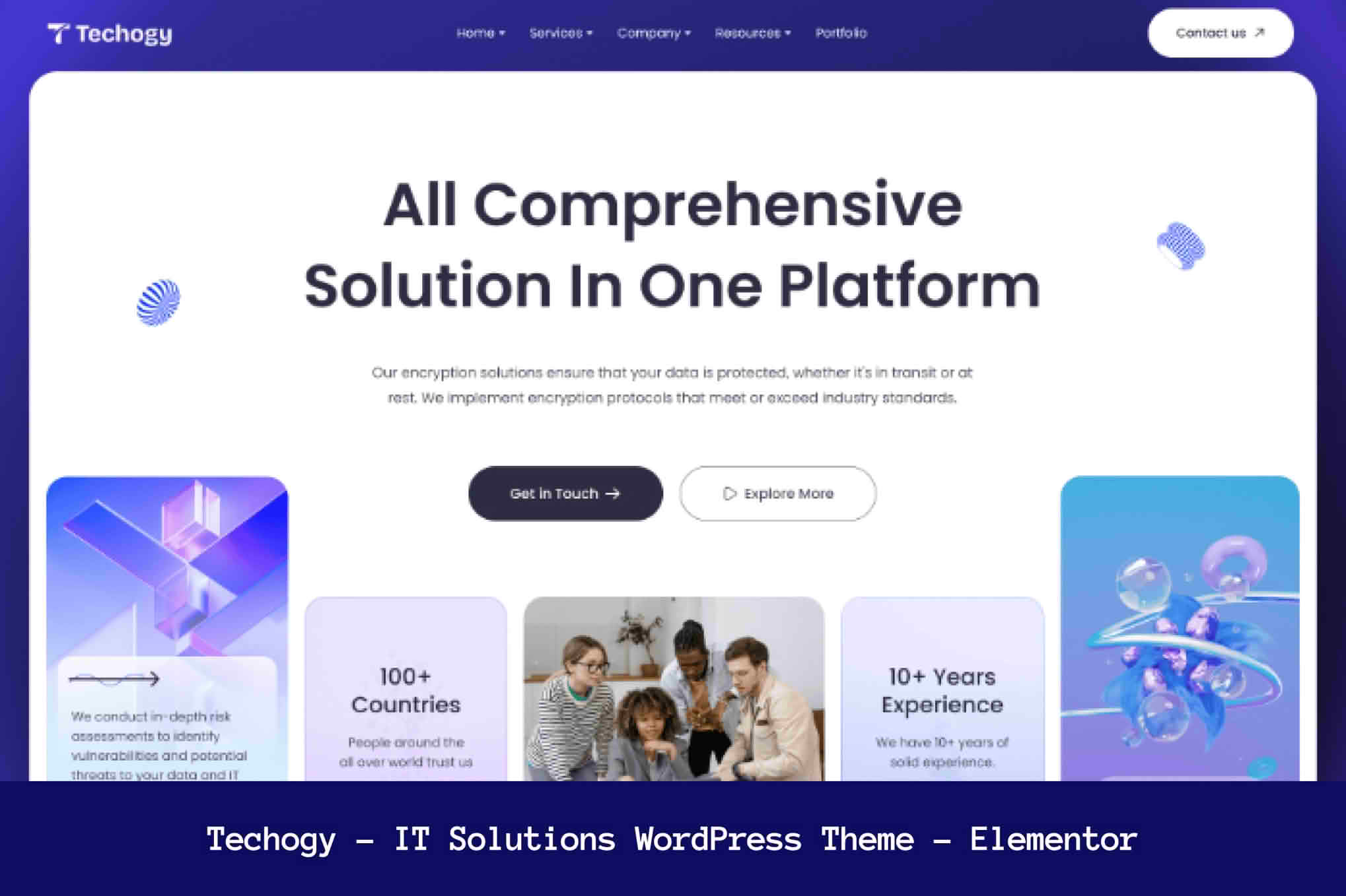 Download Techogy - IT Service And Technology WordPress Theme GPL WordPress Plugin