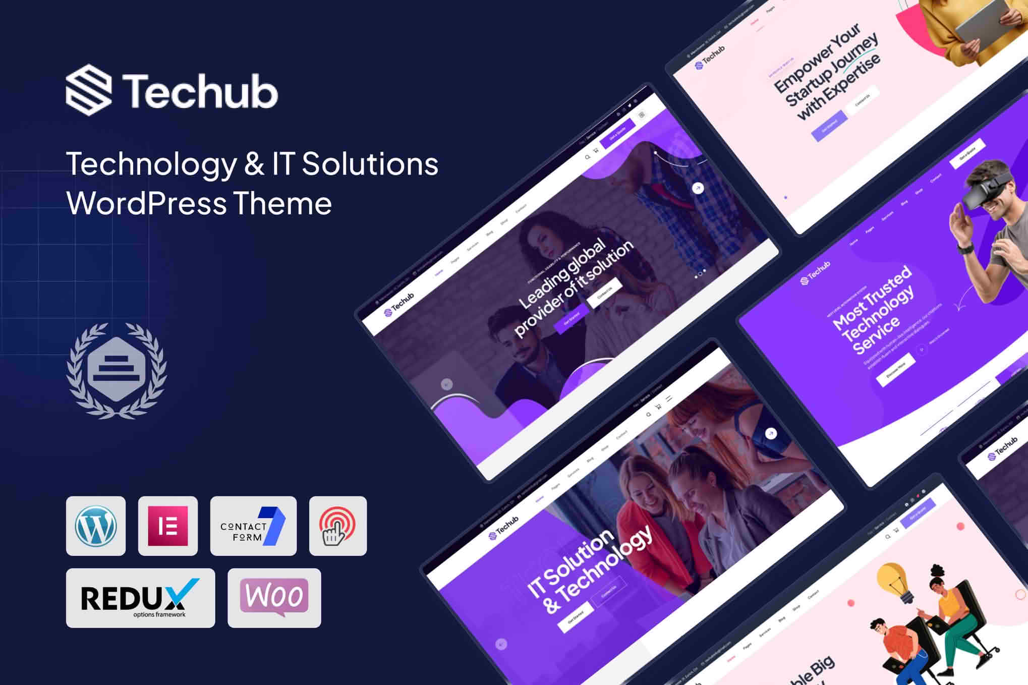 Download Techub – Technology & IT Solutions WordPress Theme GPL WordPress Plugin