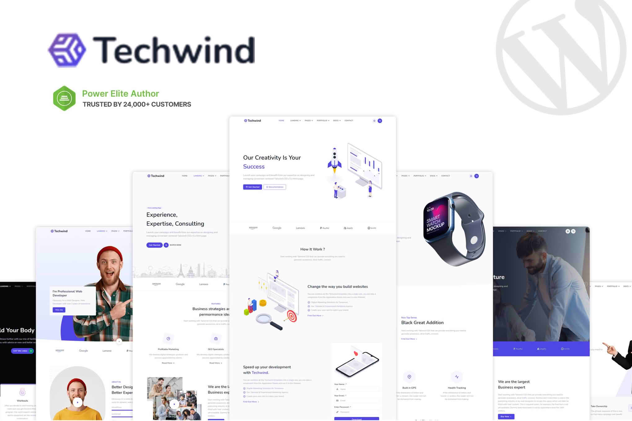 Download Techwind - Multipurpose Landing Page WordPress Theme GPL WordPress Plugin