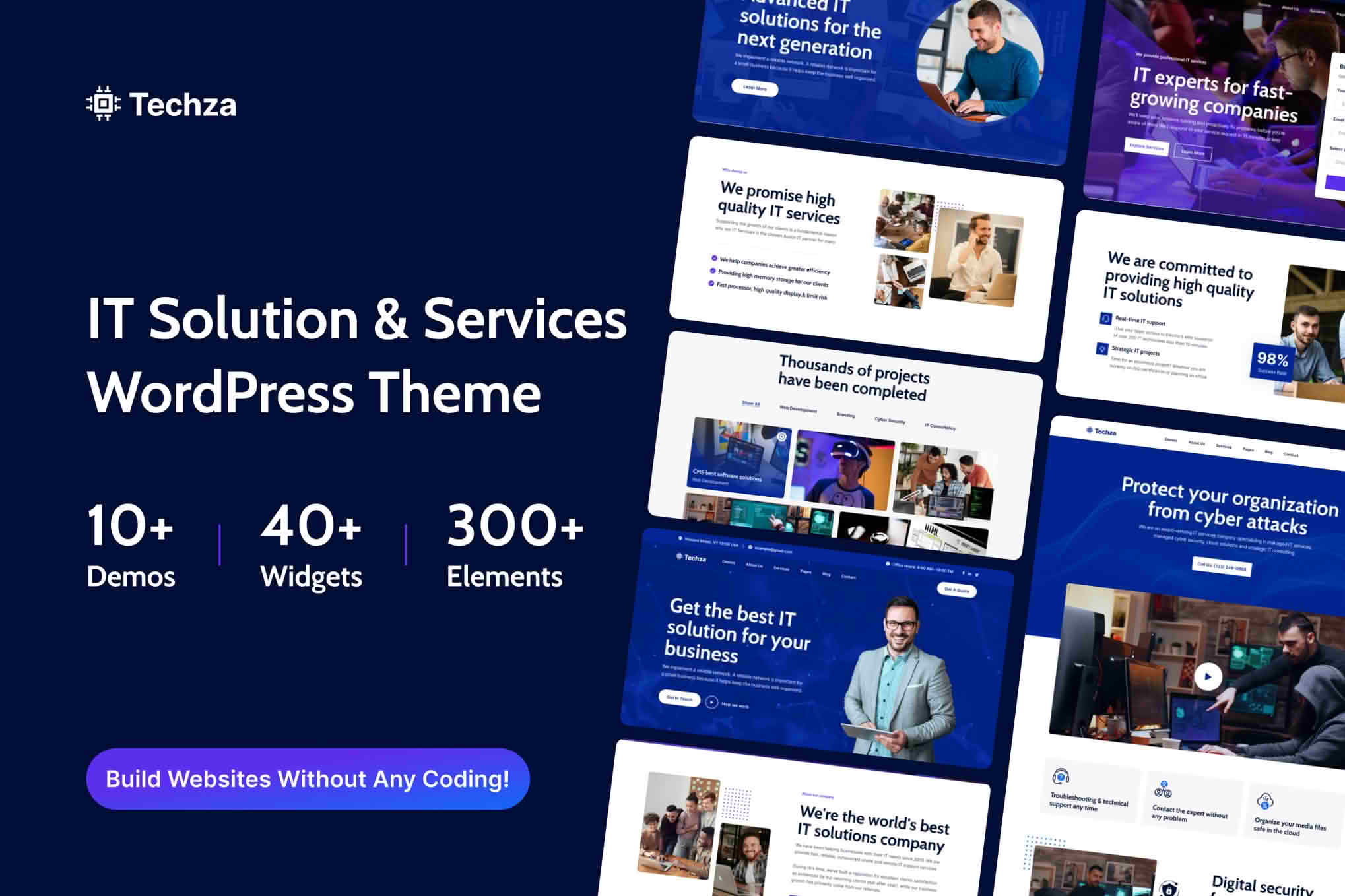Download Techza  - IT Service WordPress Theme GPL WordPress Plugin