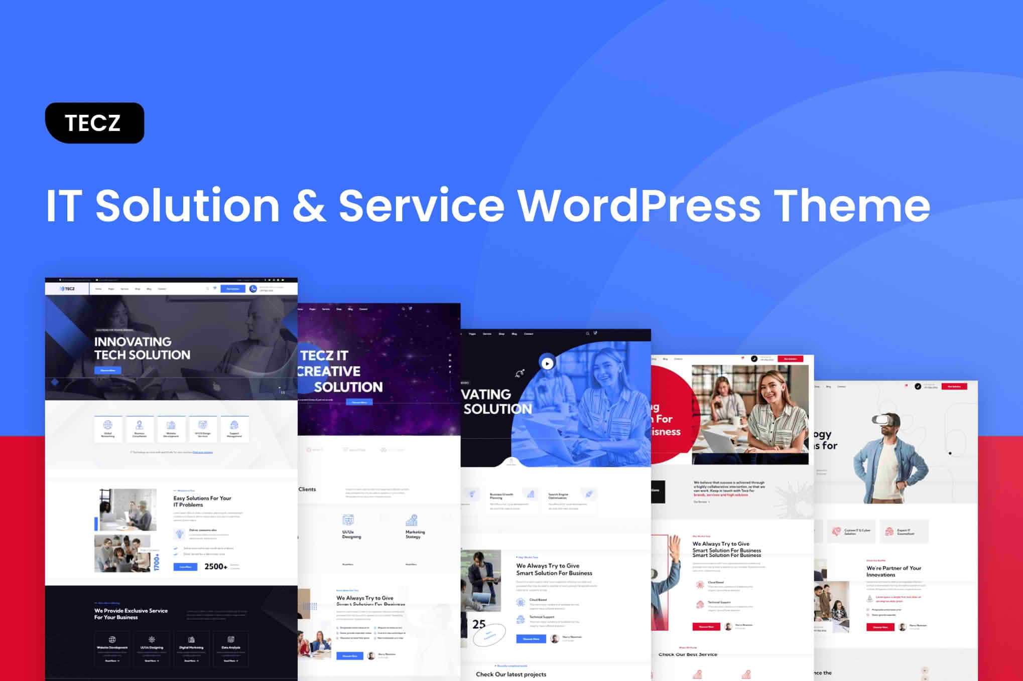 Download Tecz - IT Solutions & Technology WordPress Theme GPL WordPress Plugin