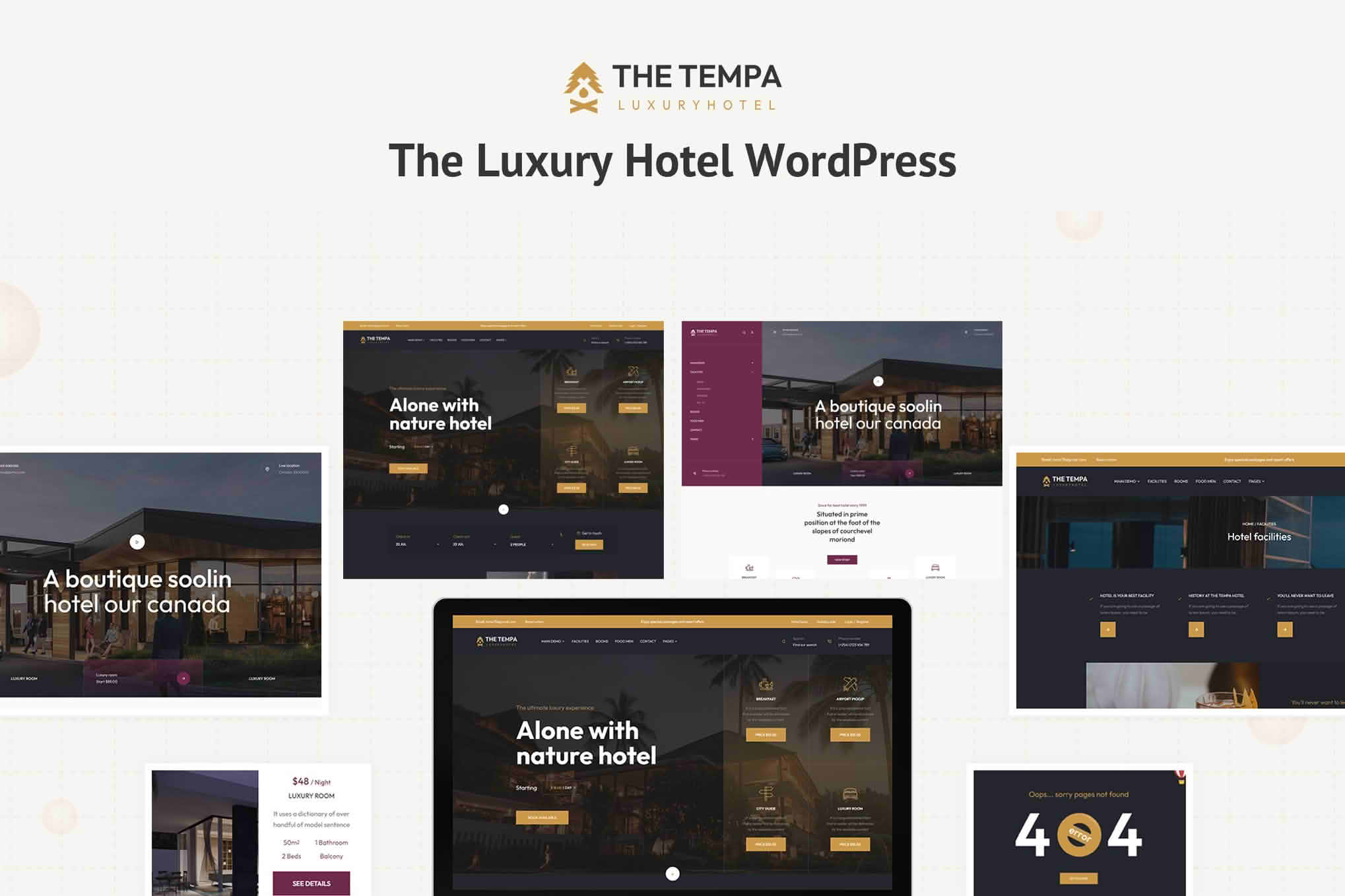 Download Tempa - The Luxury Hotel WordPress GPL WordPress Plugin