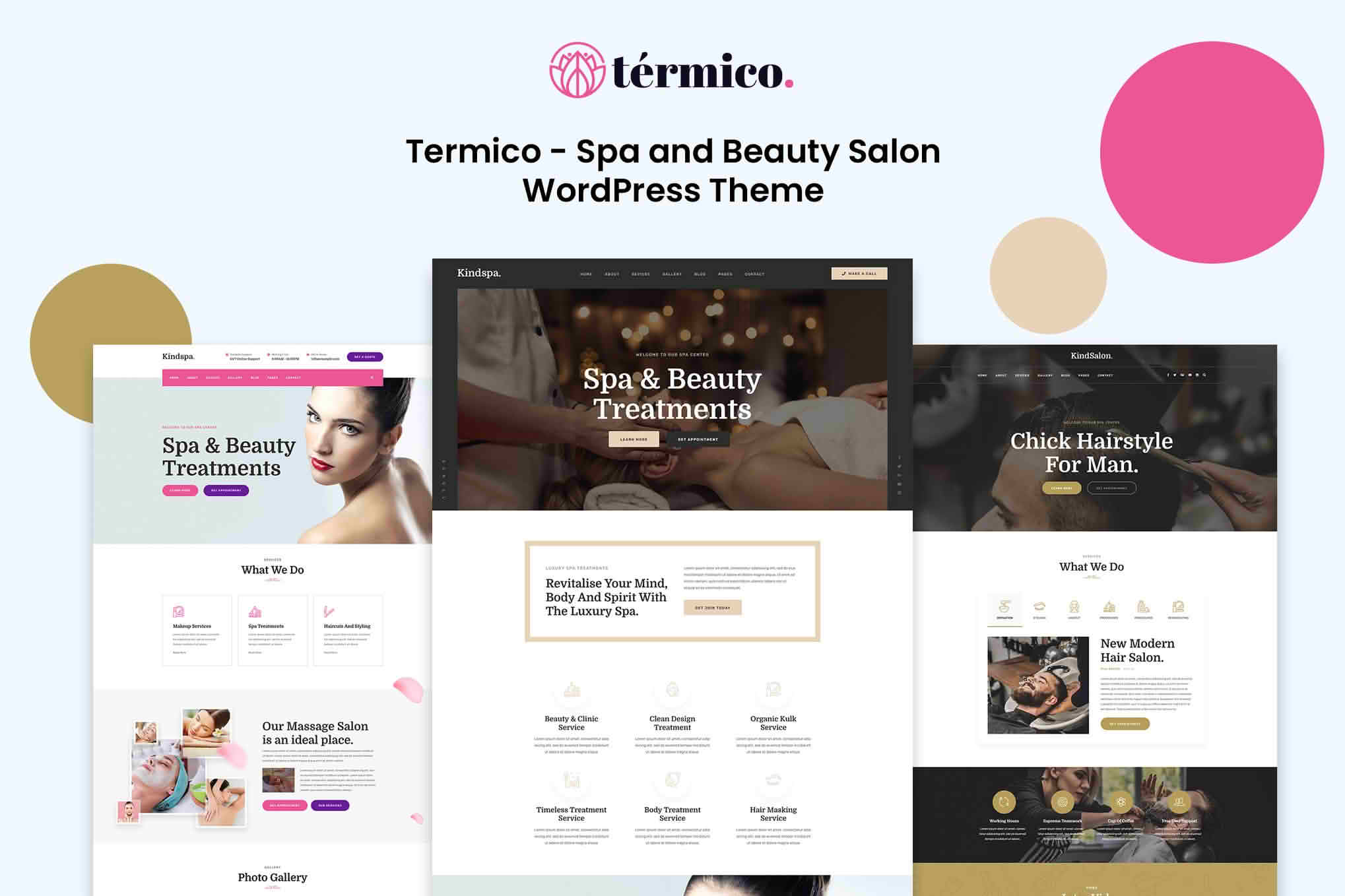 Download Termico -  Spa and Beauty Salon WordPress Theme GPL WordPress Plugin
