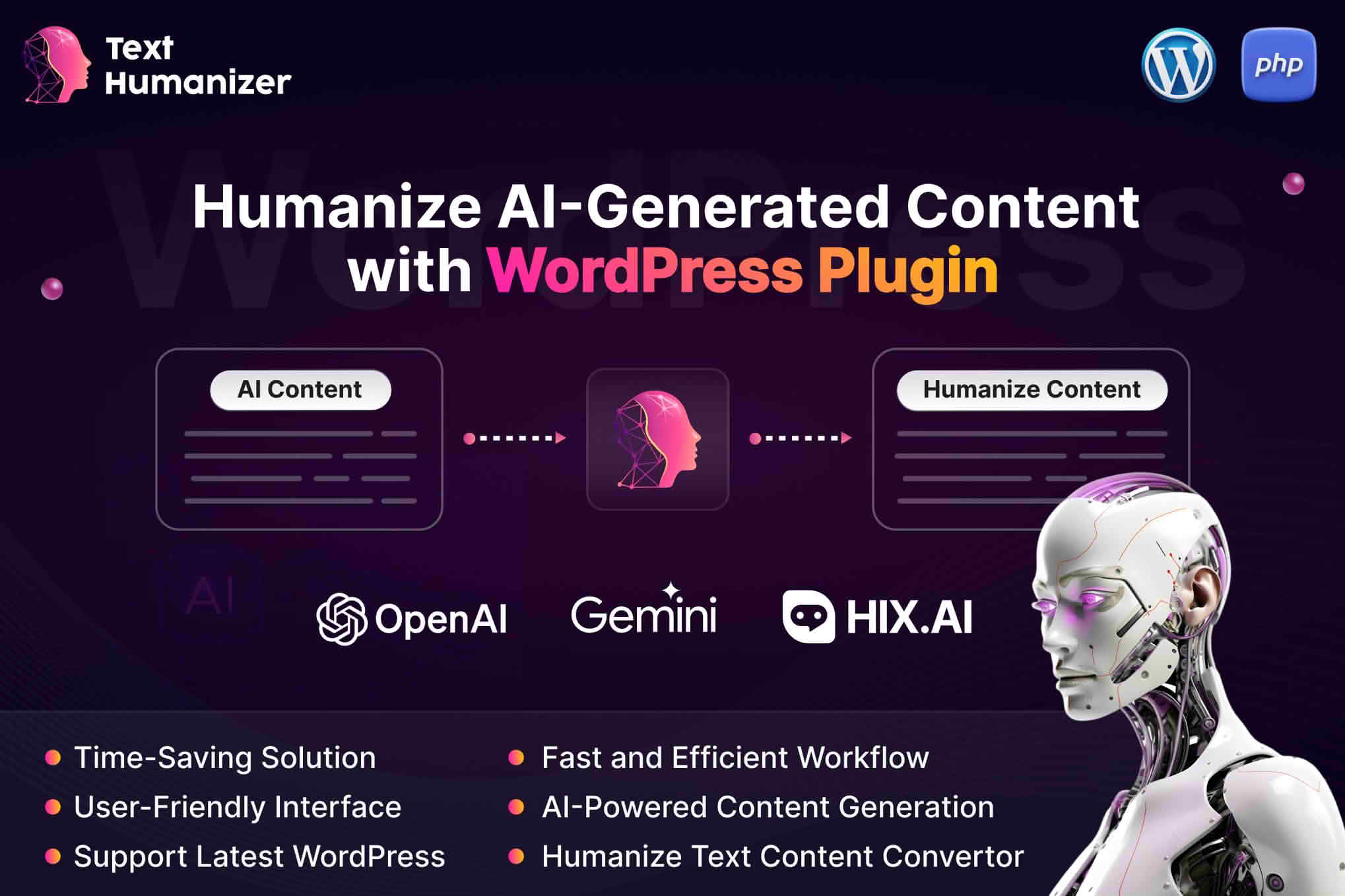 Download TextHumanizer - Humanize AI Content WordPress Plugin