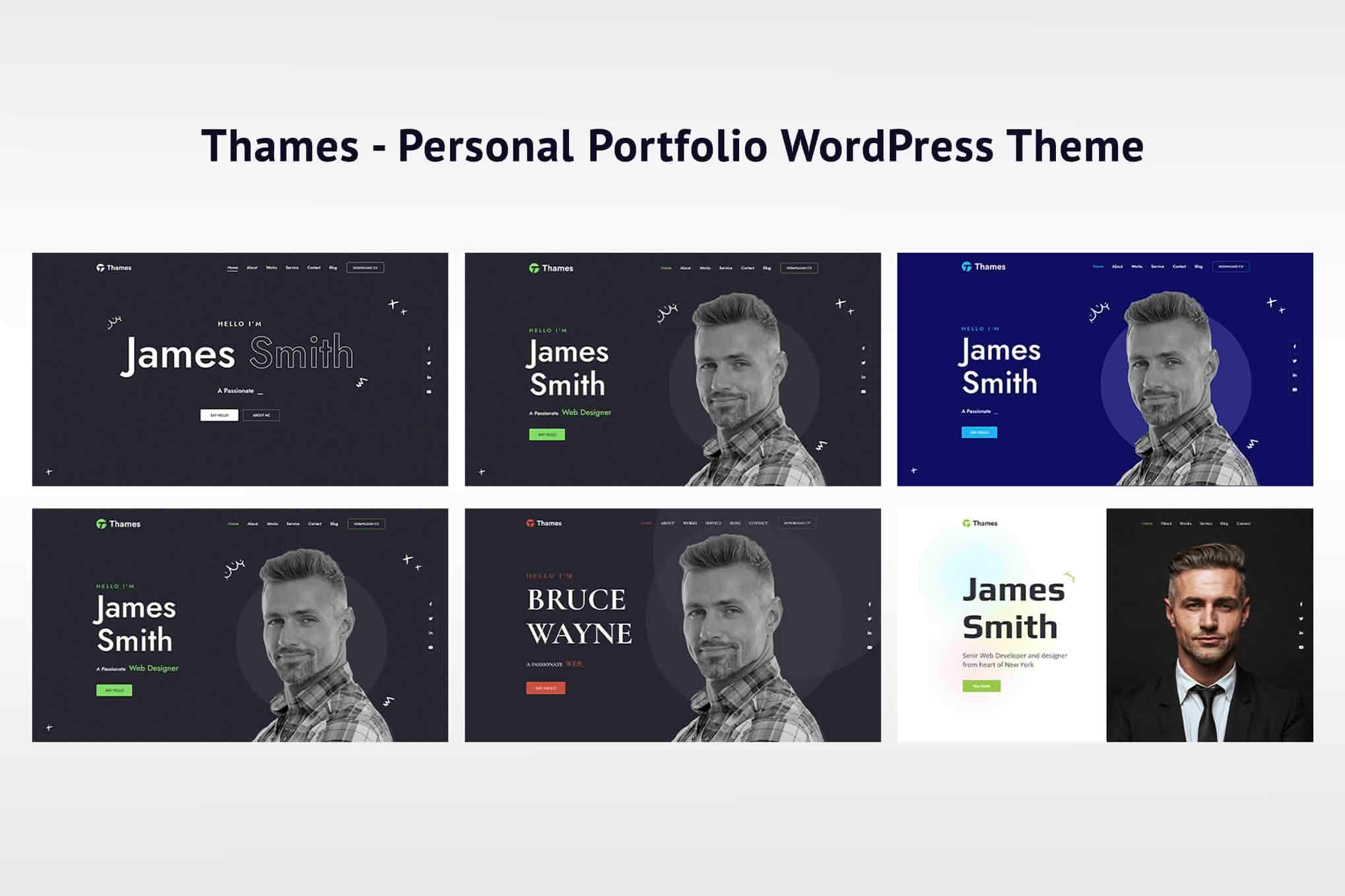 Download Thames - Personal Portfolio WordPress Theme GPL WordPress Plugin