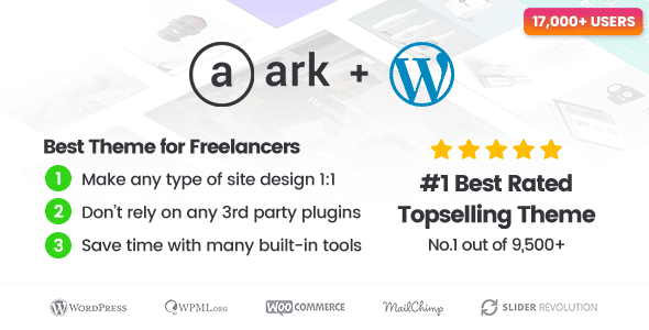 Download The Ark | WordPress Theme made for Freelancers GPL WordPress Plugin