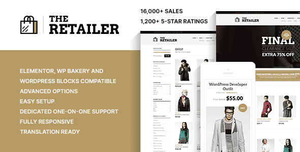 Download The Retailer - eCommerce WordPress Theme for WooCommerce GPL WordPress Plugin