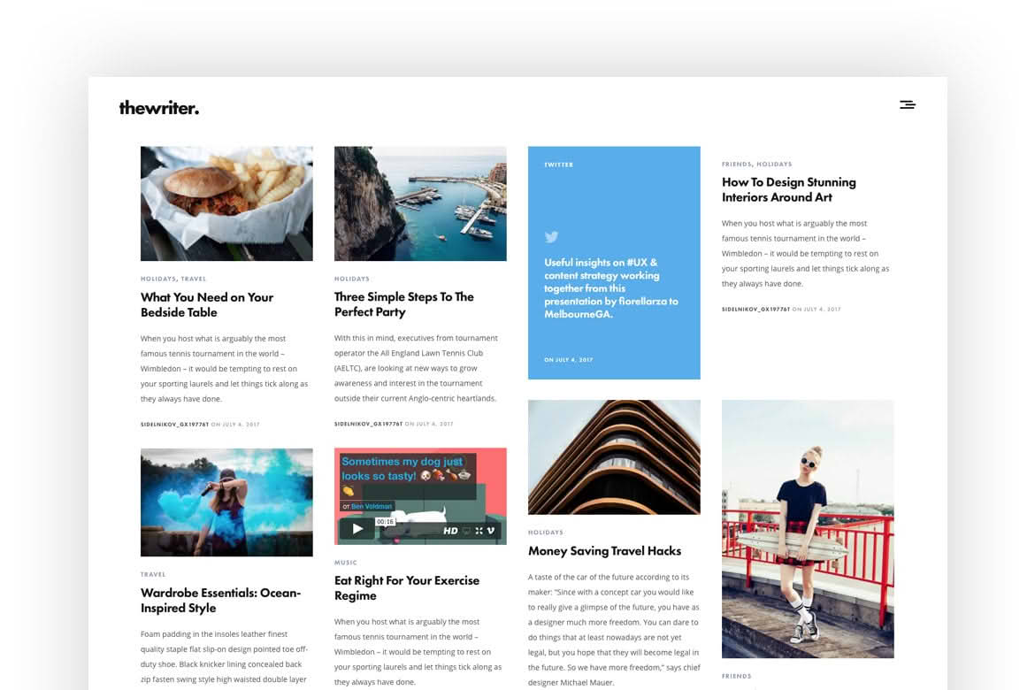 Download The Writer - Modern WordPress Blog Theme GPL WordPress Plugin