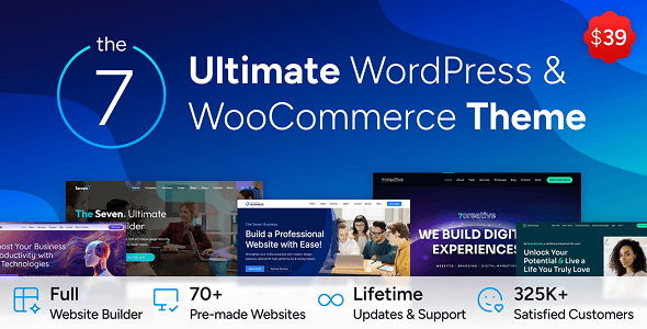 Download The7 - Multi-Purpose Website Building Toolkit for WordPress GPL WordPress Plugin