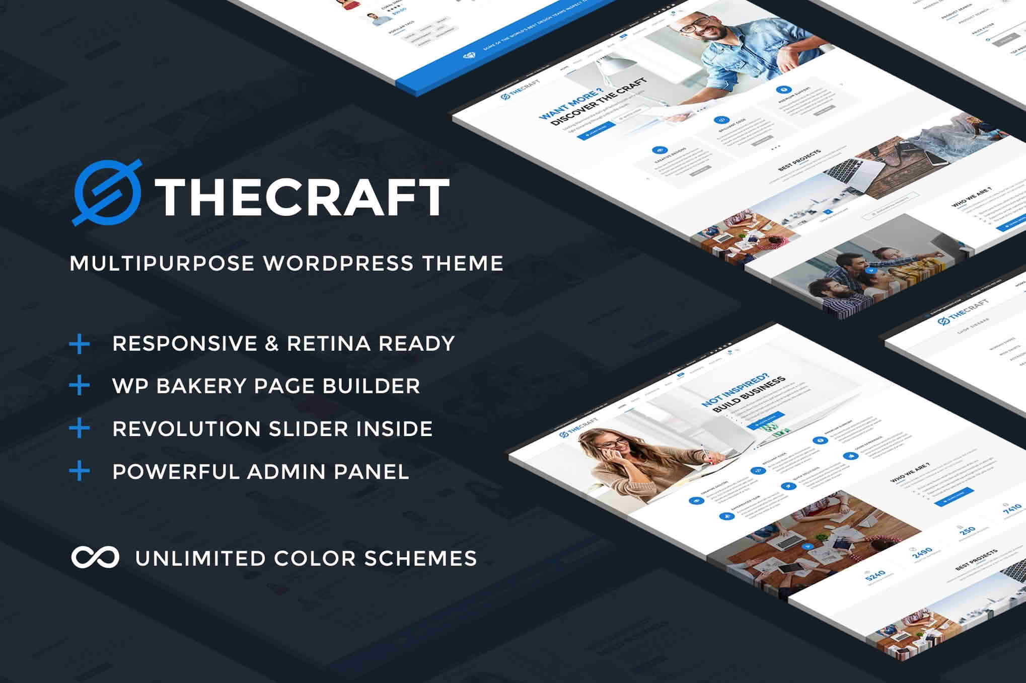 Download TheCraft | Responsive Multipurpose WordPress Theme GPL WordPress Plugin