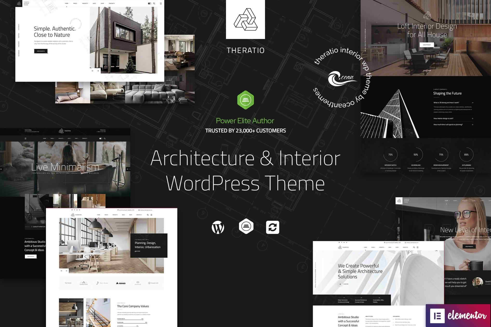 Download Theratio - Architecture & Interior Design Elementor WordPress Theme GPL WordPress Plugin