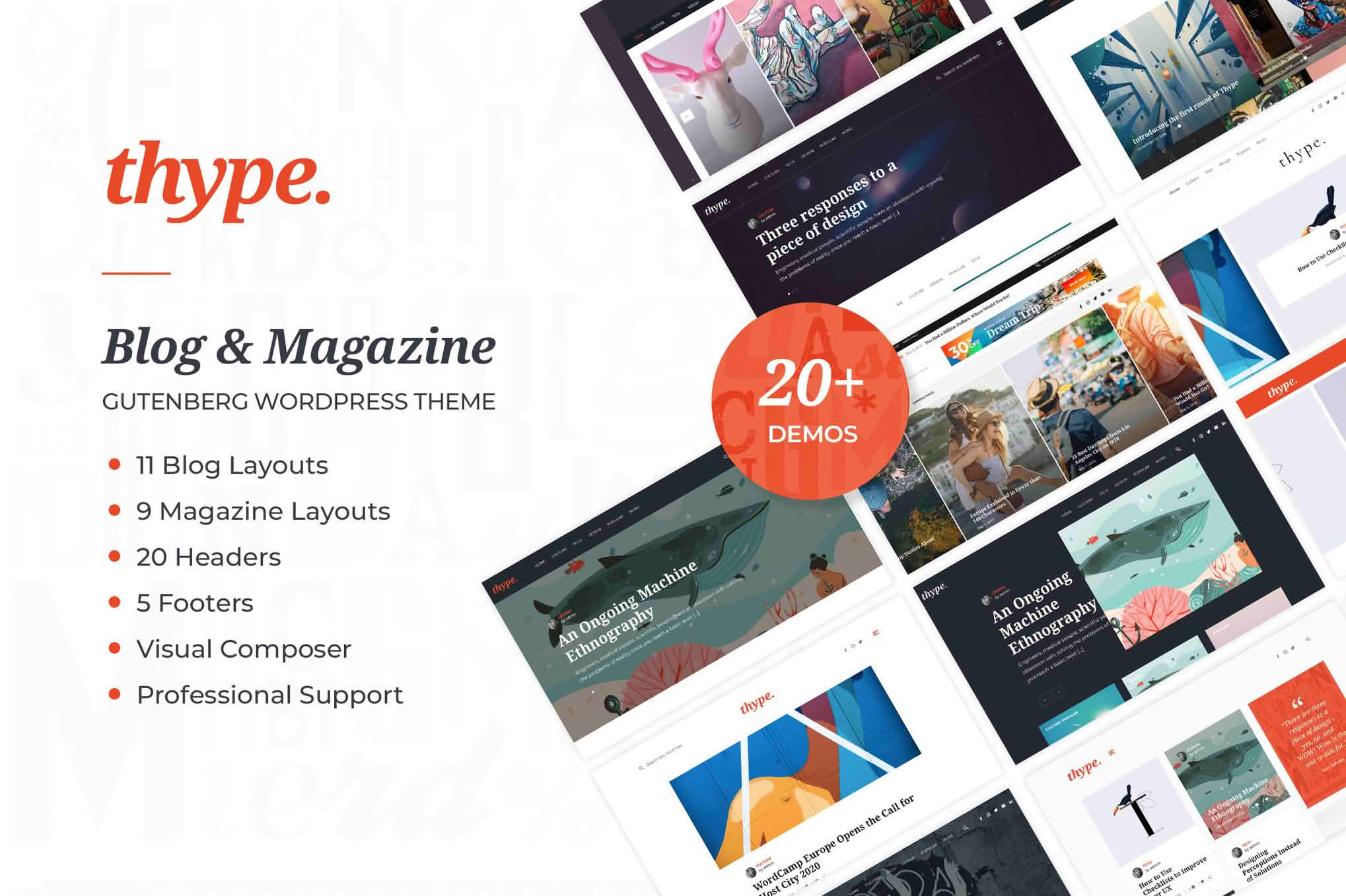 Download Thype | Personal Blog Theme GPL WordPress Plugin