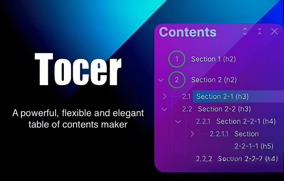 Download Tocer (Fixed TOC)