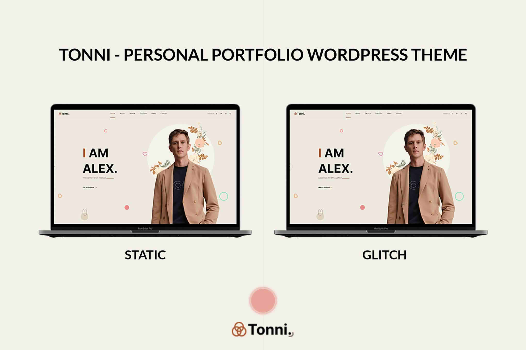Download Tonni - Personal Portfolio WordPress Theme GPL WordPress Plugin