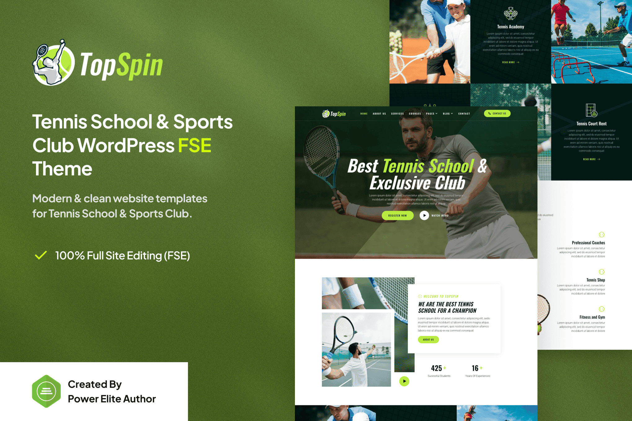 Download TopSpin ‚Äì Tennis School & Sports Club FSE WordPress Theme GPL WordPress Plugin