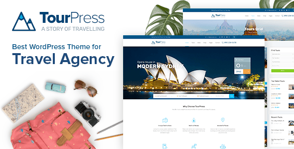 Download TourPress - Travel Booking WordPress Theme GPL WordPress Plugin