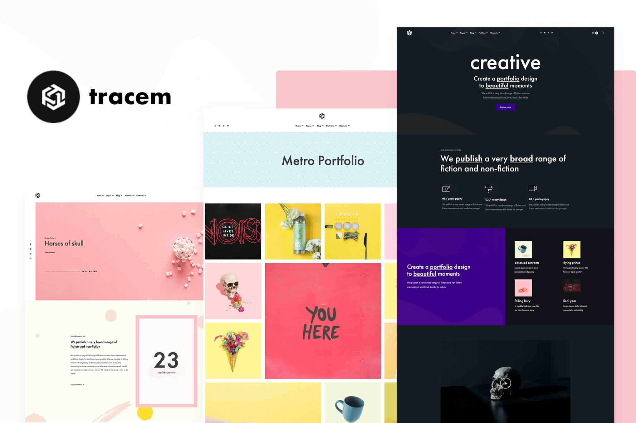 Download Tracem - Elementor Agency & Portfolio WordPress Theme GPL WordPress Plugin
