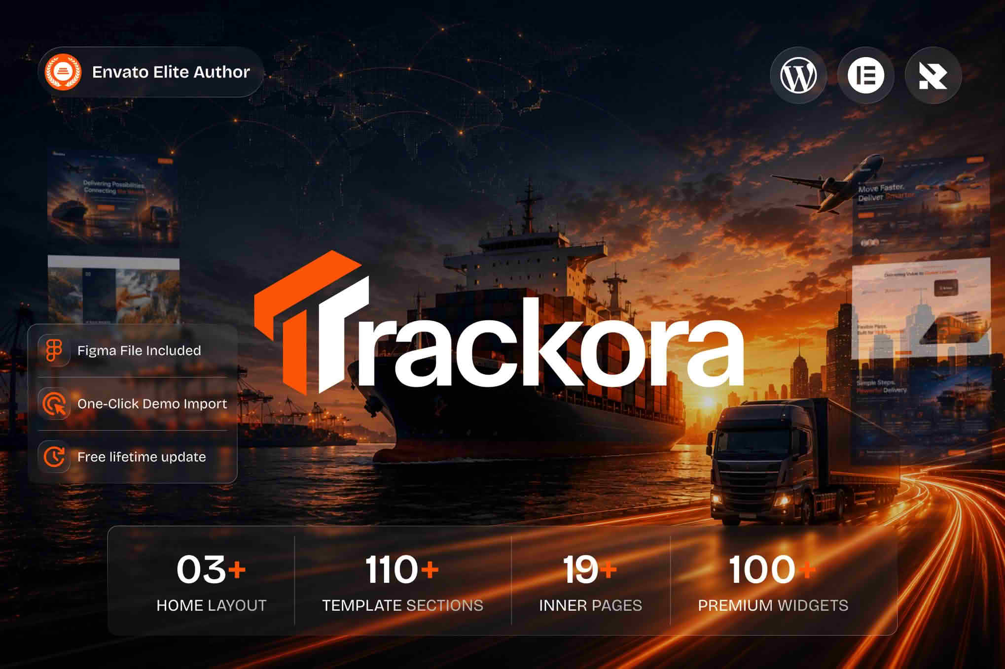 Trackora - Transportation & Logistics WordPress