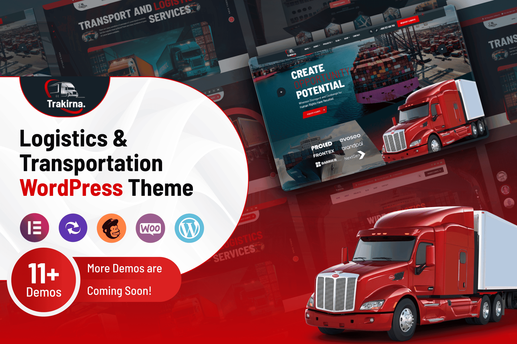 Trakirna - Transport & Logistics WordPress Theme