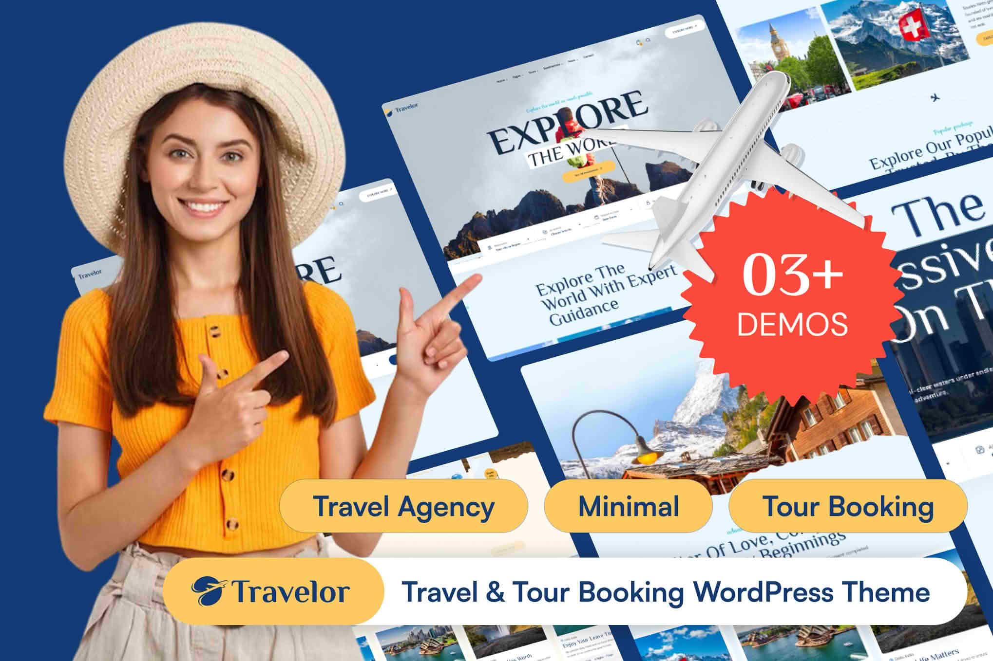 Download Travelor - Travel & Tour Booking WordPress Theme GPL WordPress Plugin