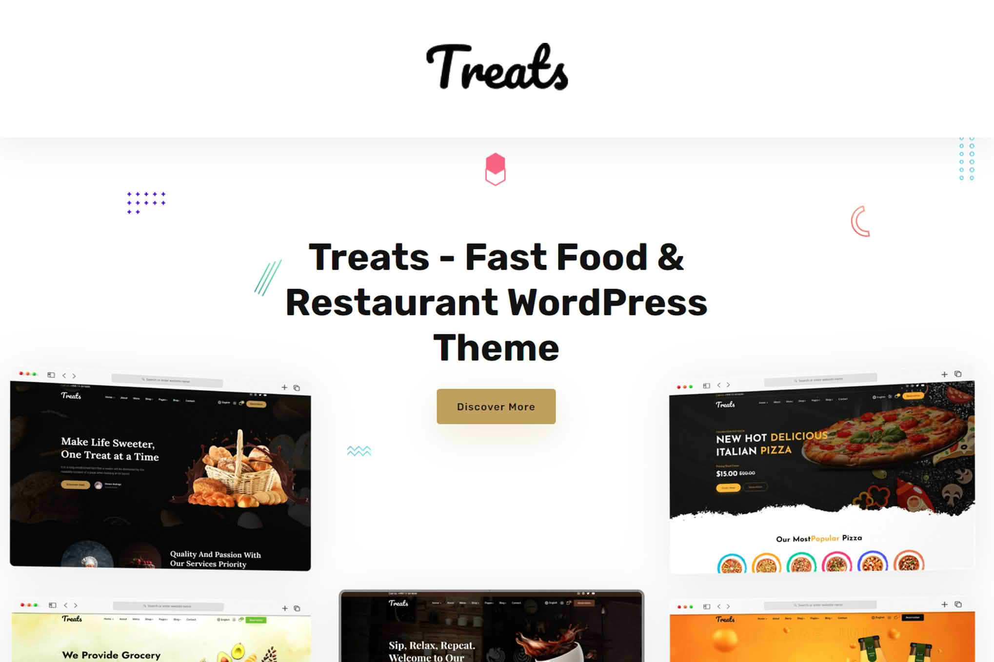 Download Treats - Fast Food & Restaurant WordPress Theme GPL WordPress Plugin