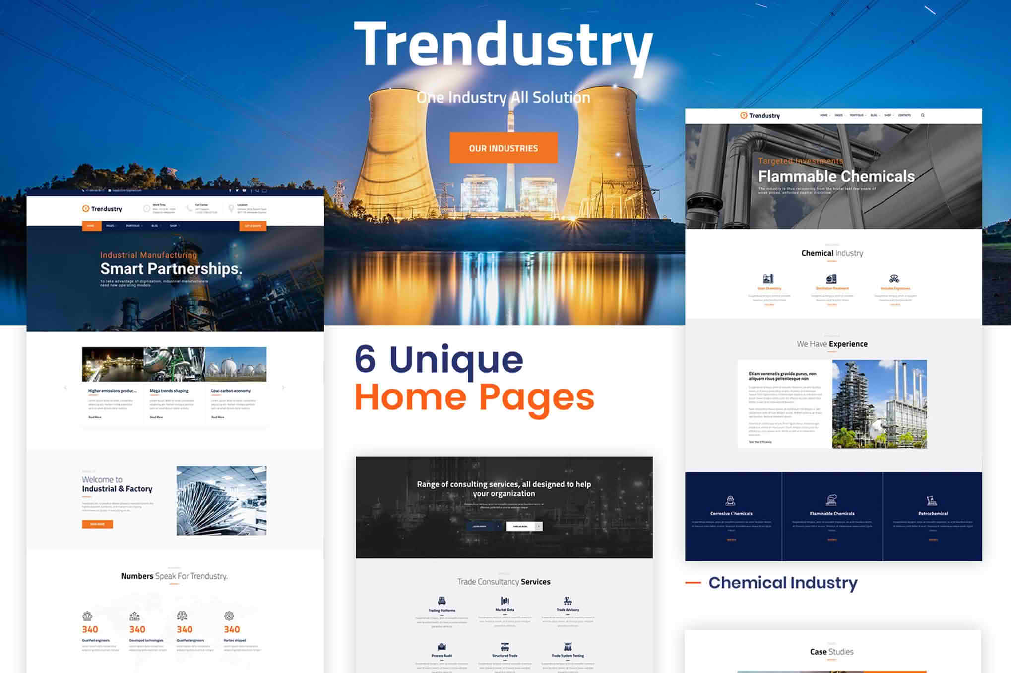 Download Trendustry - Industrial & Manufacturing WordPress Theme GPL WordPress Plugin