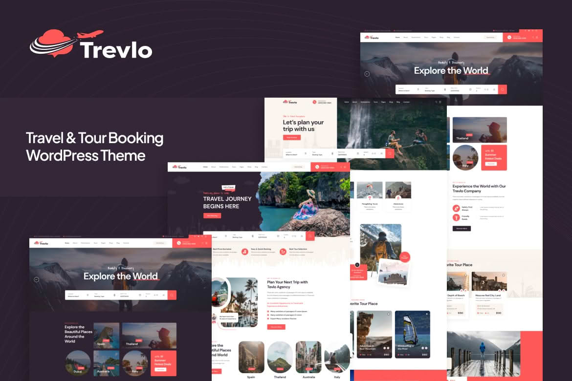 Trevlo - Travel & Tour WordPress Theme