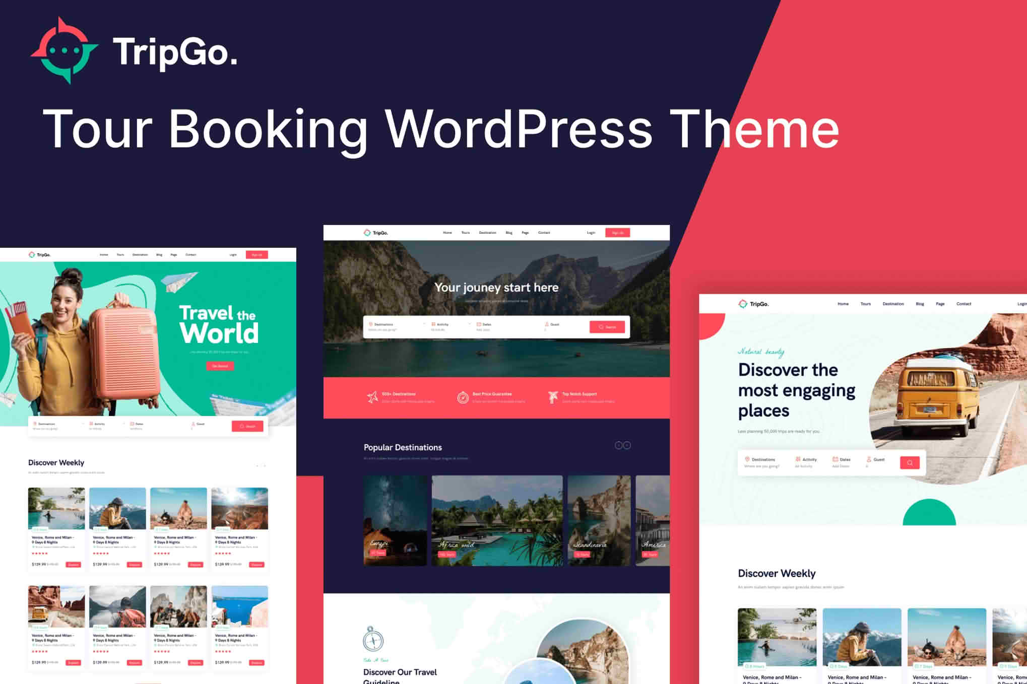 Download Tripgo - Tour Booking WordPress Theme GPL WordPress Plugin
