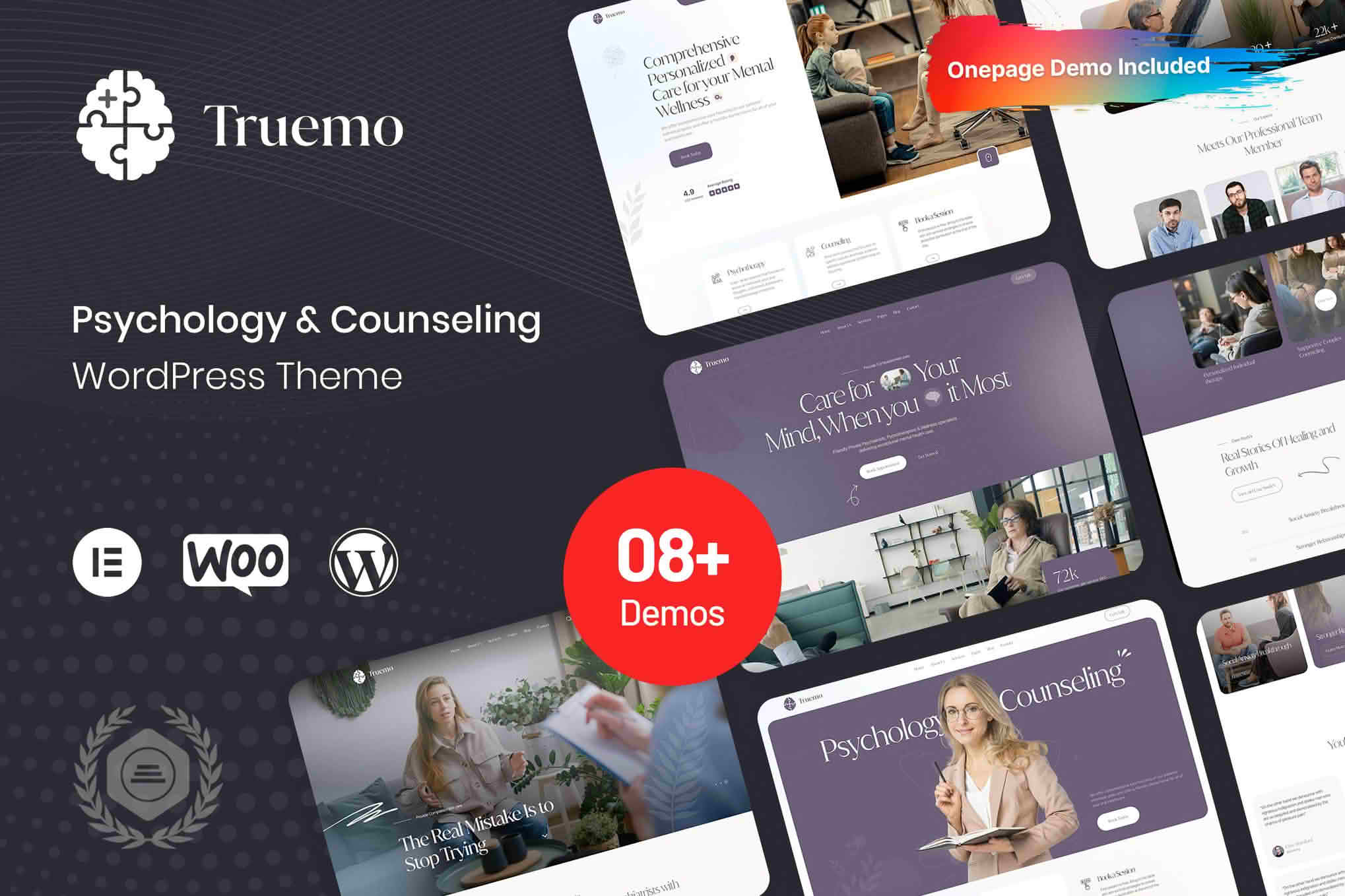 Download Truemo - Psychology and Counseling WordPress Theme GPL WordPress Plugin