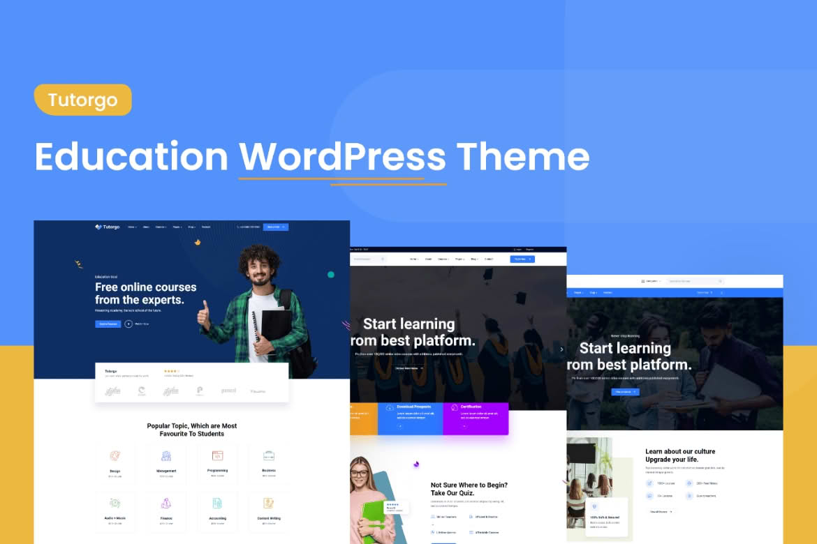 Download Tutorgo – Education WordPress Theme GPL WordPress Plugin