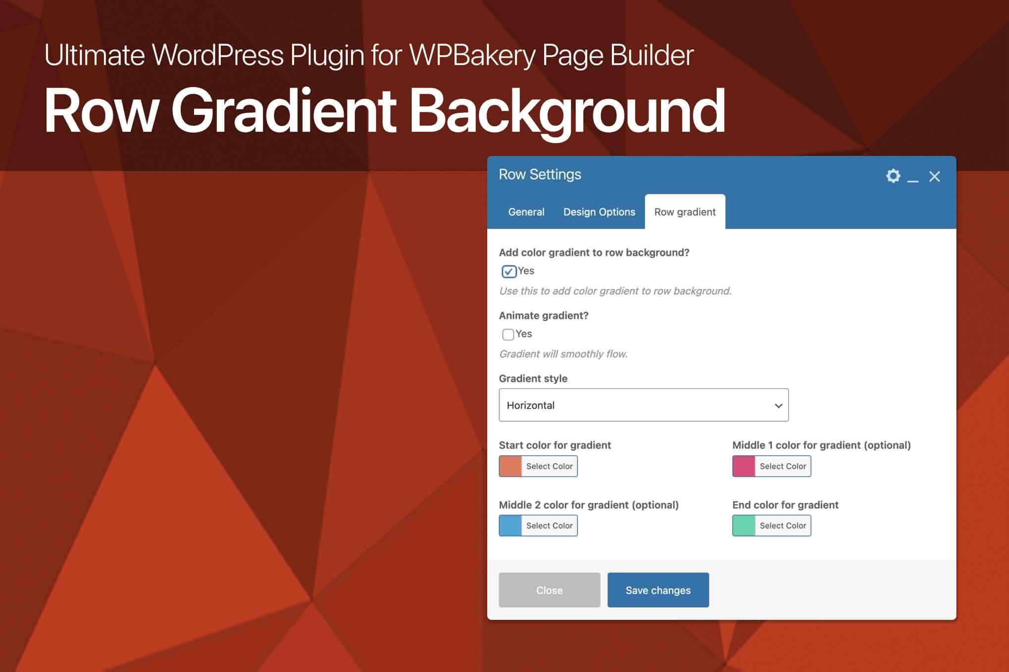 Download Row Gradient Background for WPBakery Page Builder