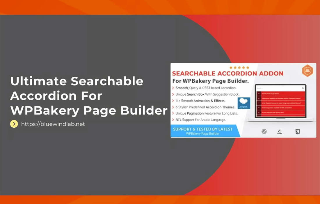 Download Ultimate Searchable Accordion - WPBakery Addon