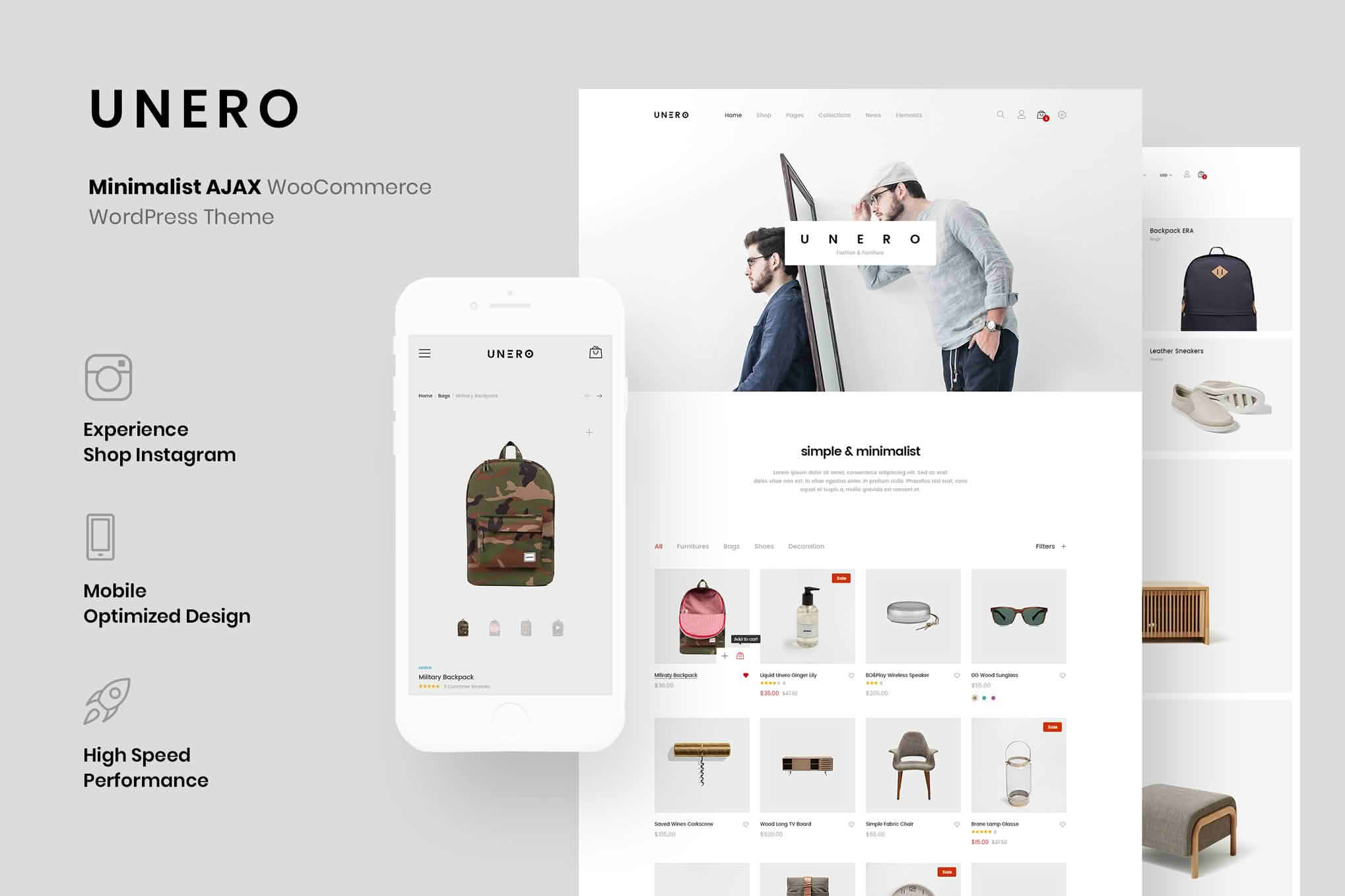 Download Unero - Minimalist AJAX WooCommerce WordPress Theme GPL WordPress Plugin