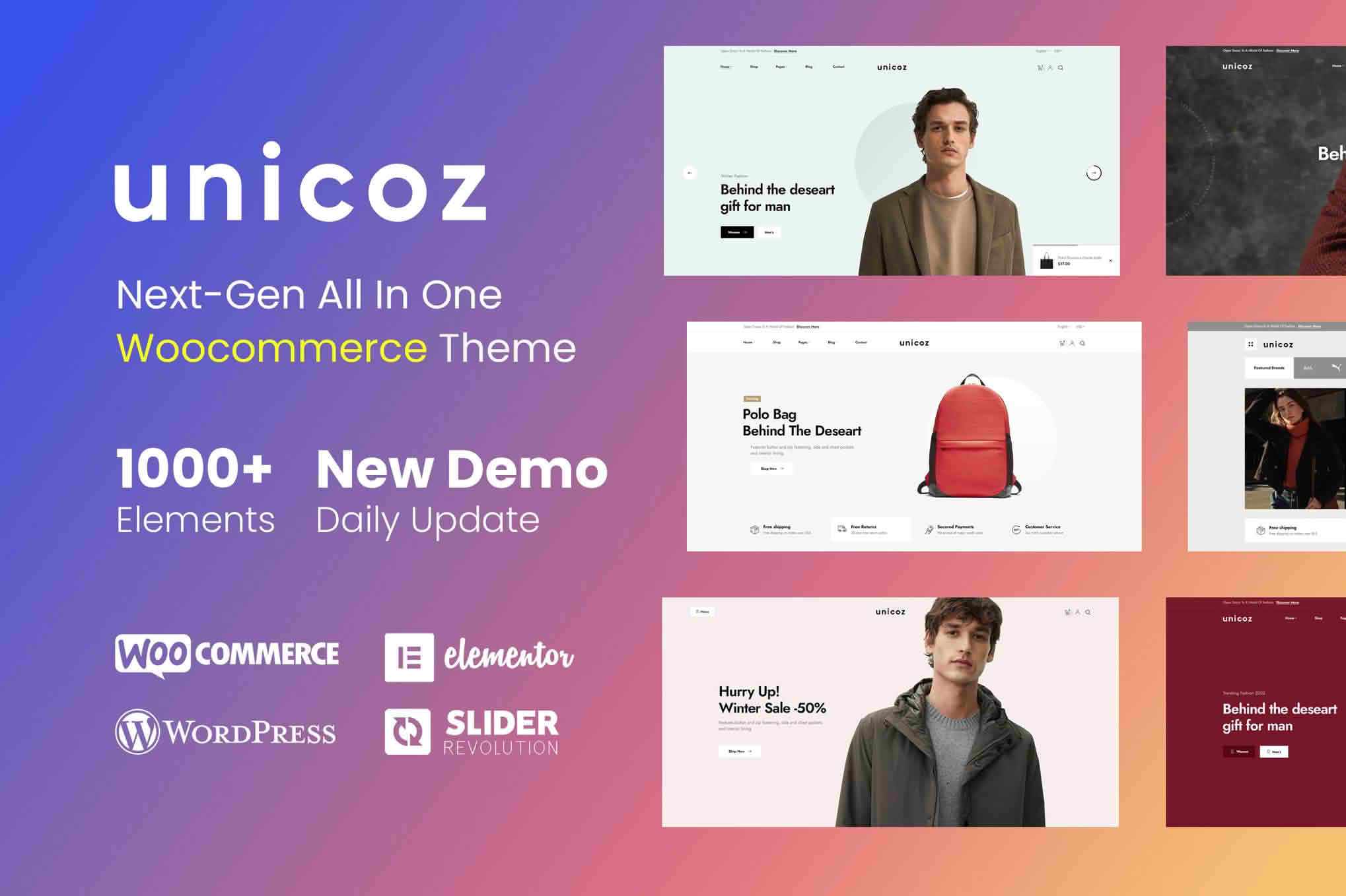 Download Unicoz - Elementor WooCommerce Theme GPL WordPress Plugin