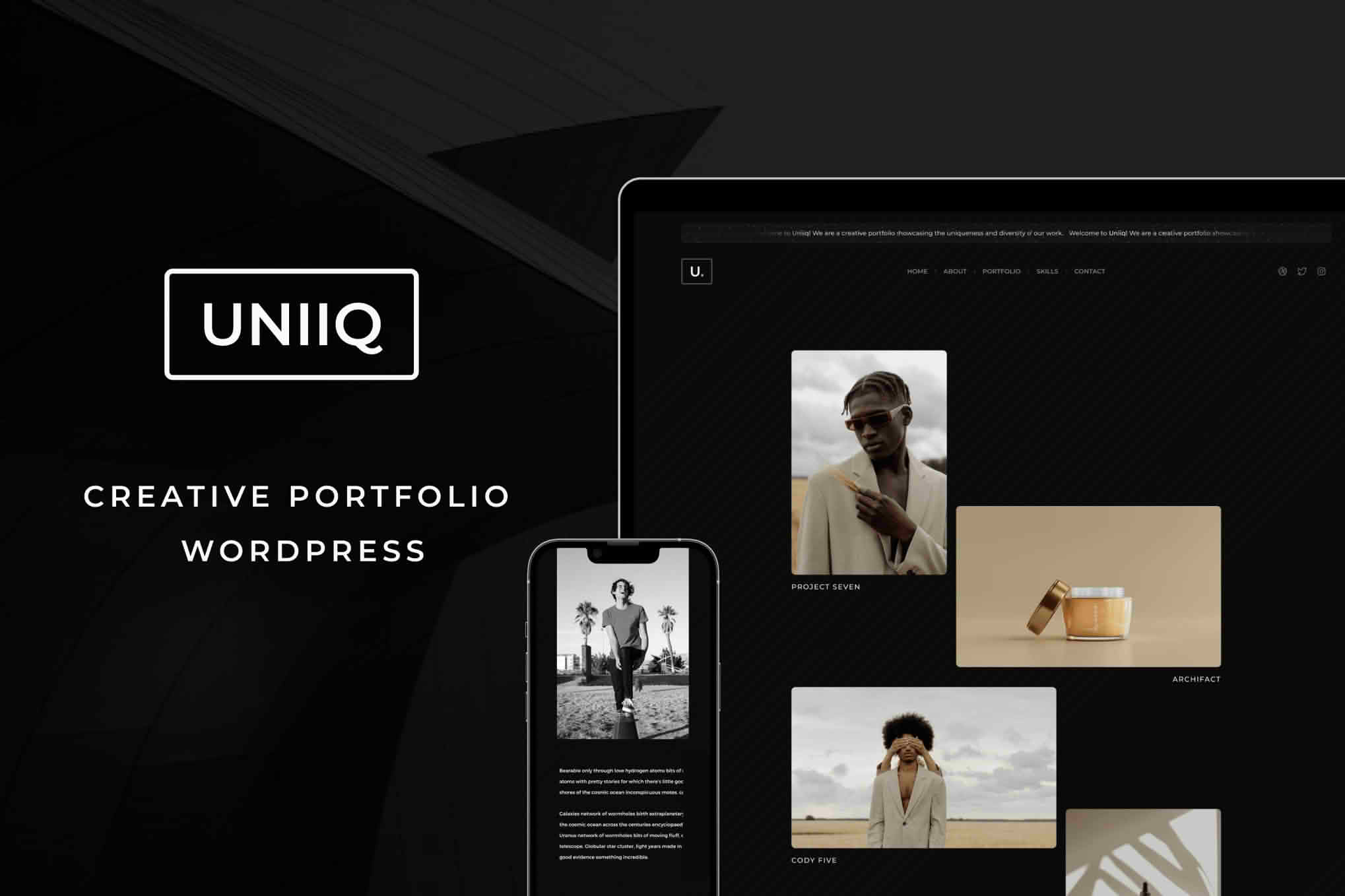Download Uniiq Photography Portfolio WordPress Theme GPL WordPress Plugin