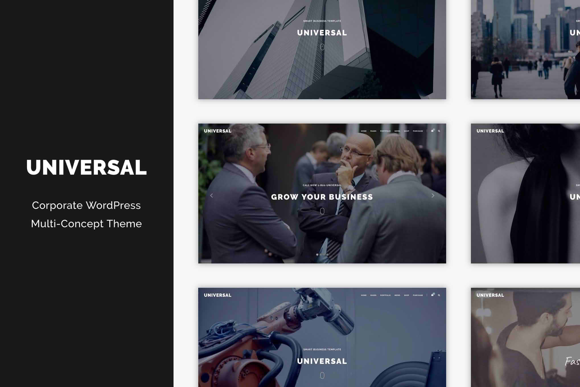 Download Universal - Corporate WordPress Multi-Concept Theme GPL WordPress Plugin