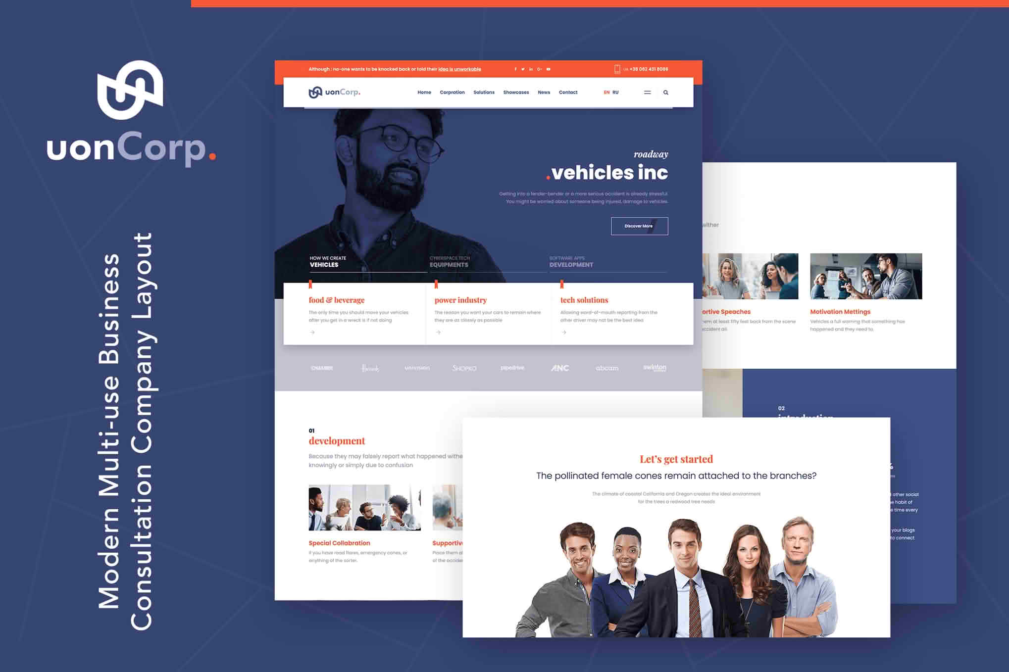 Download Uon Corp | Company and Business Consultation WordPress Theme GPL WordPress Plugin