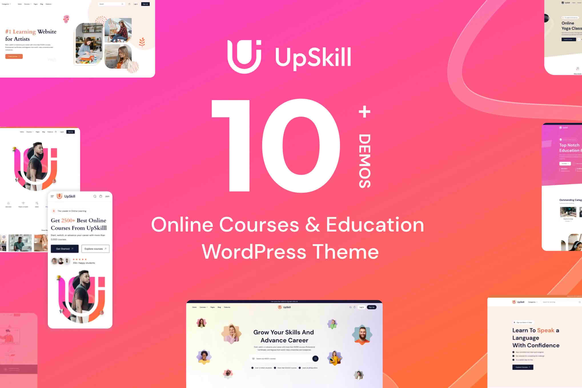 UpSkill - Education Online Courses LMS WordPress Theme