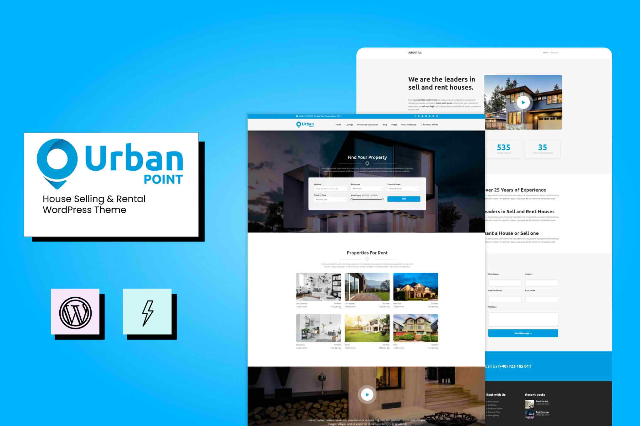 Download UrbanPoint - House Selling & Rental WordPress Theme GPL WordPress Plugin