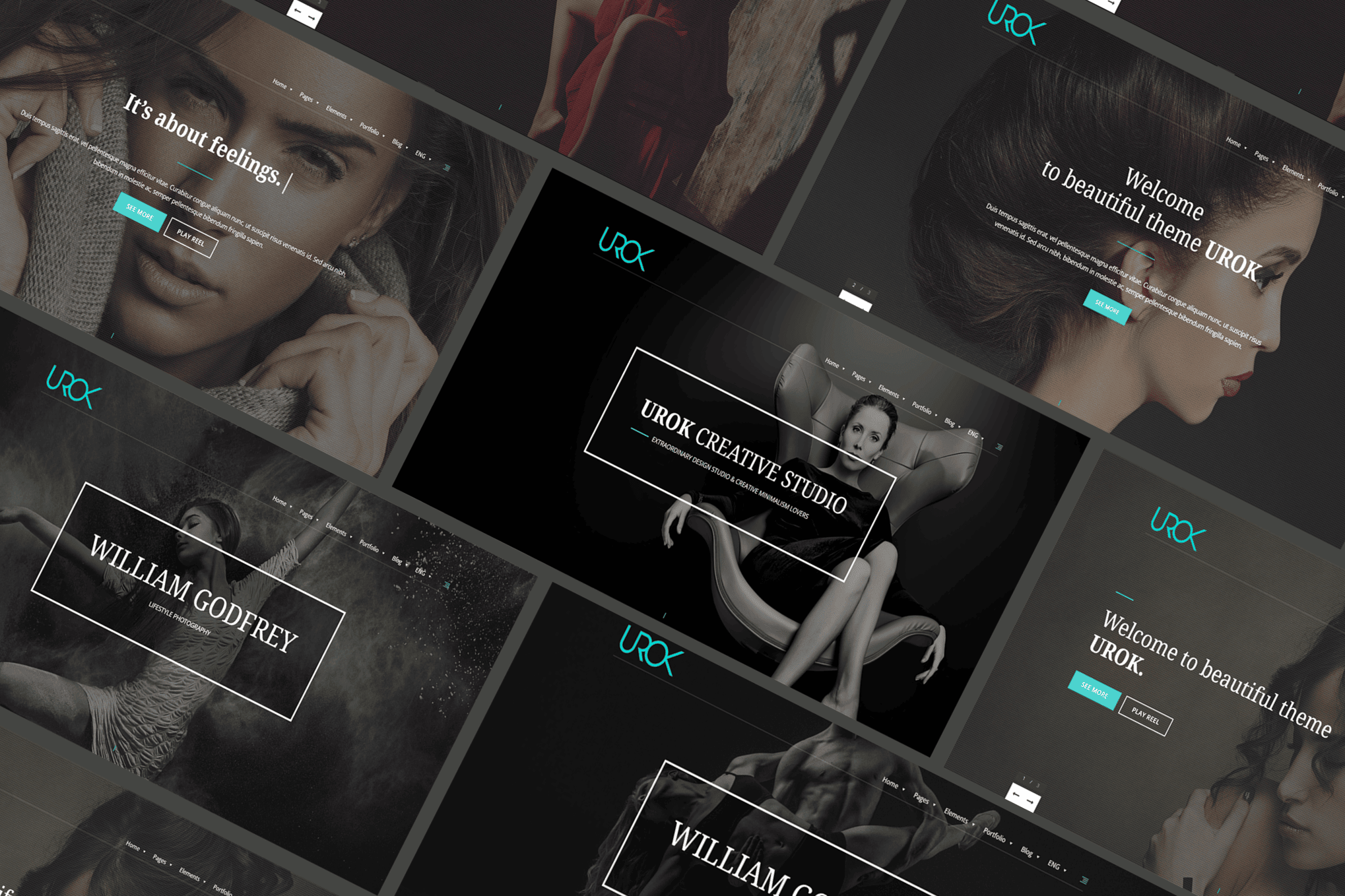 Download Urok - Fashion Photography Theme GPL WordPress Plugin