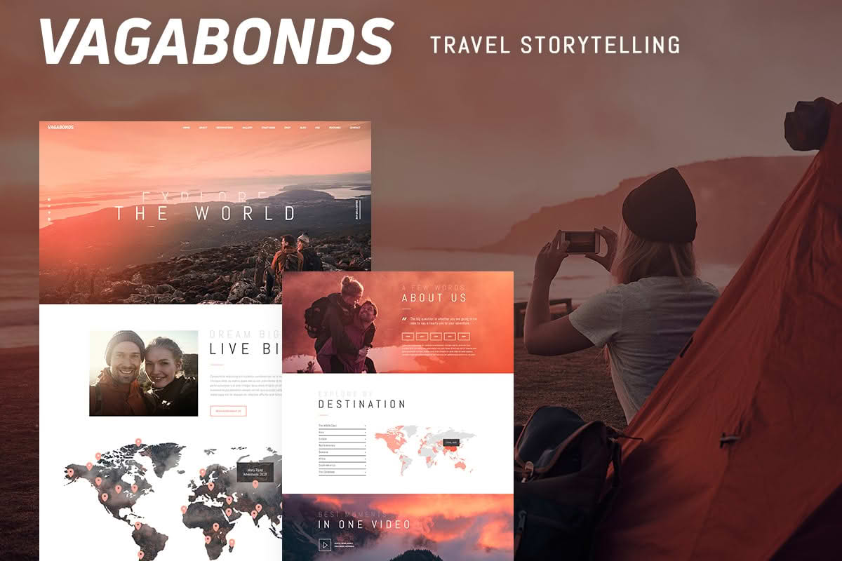 Download Vagabonds | Personal Travel & Lifestyle Blog WordPress Theme GPL WordPress Plugin
