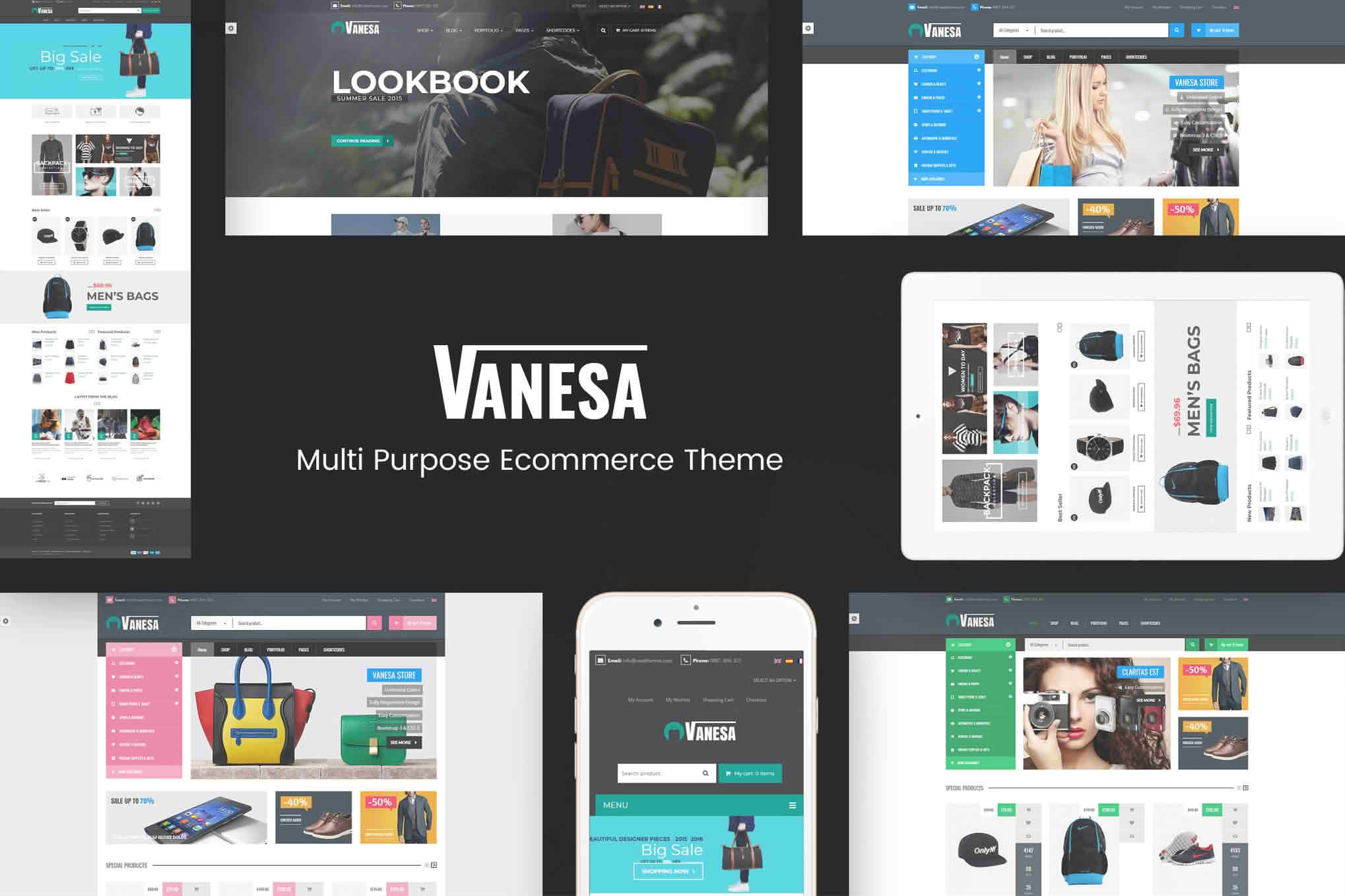 Download Vanesa - Responsive WooCommerce Fashion Theme GPL WordPress Plugin