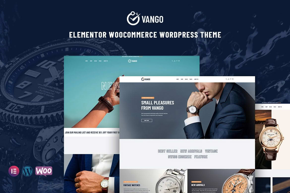 Download Vango - Elementor WooCommerce WordPress Theme GPL WordPress Plugin